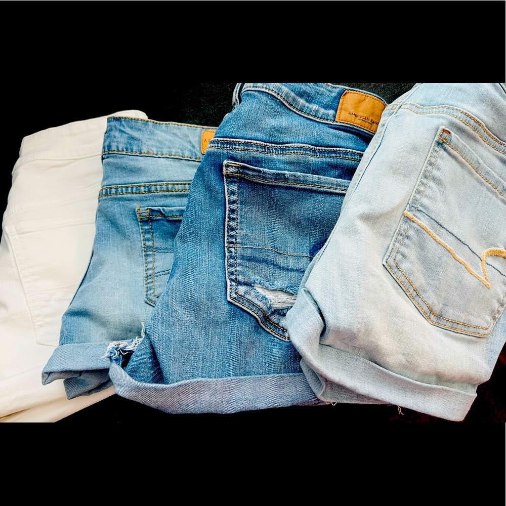 Denim shorts